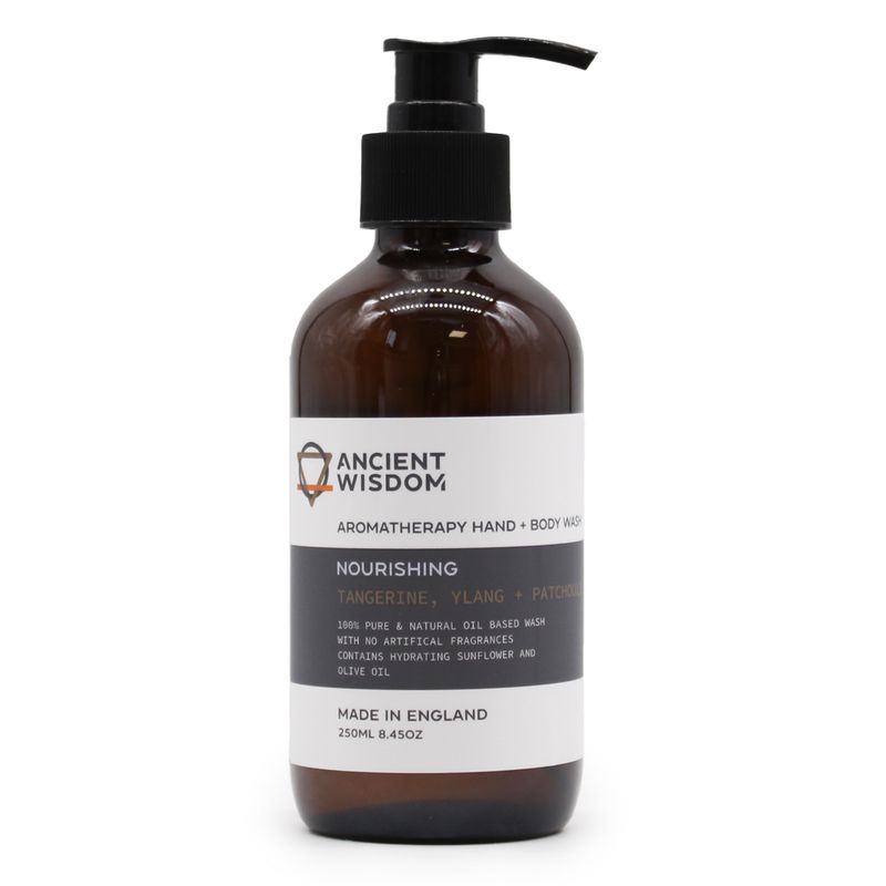 Aromaterapeutický Sprchový gél na Ruky a Telo - Tangerínka, Ylang & Pačuli  250ml