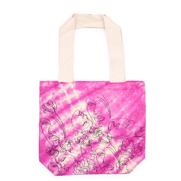 Bavlnená Taška (6 oz) – 38 x 42 x 12 cm – Pekná tvár – Magento – Prírodné Ramienka