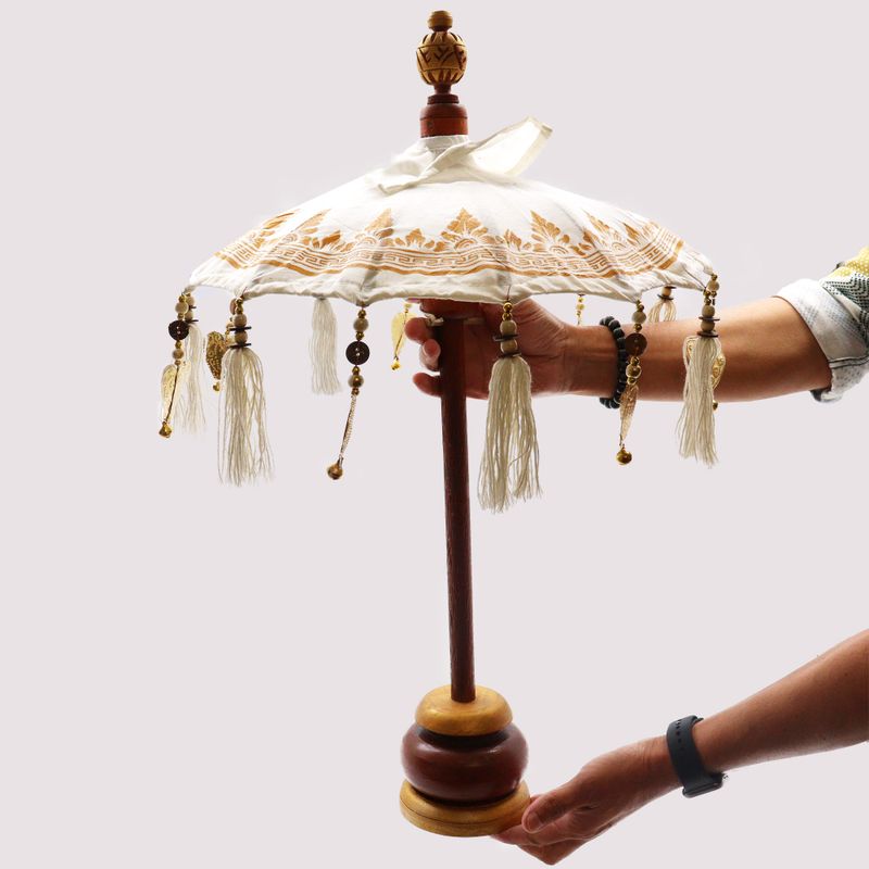Bali Home Decor Slnečník - Bavlna - Ružový - 40 cm