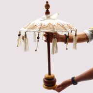 Bali Home Decor Slnečník - Bavlna - Ružový - 40 cm