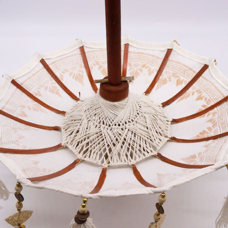 Bali Slnečník - Bavlna - Zlatý Dekor- 40cm