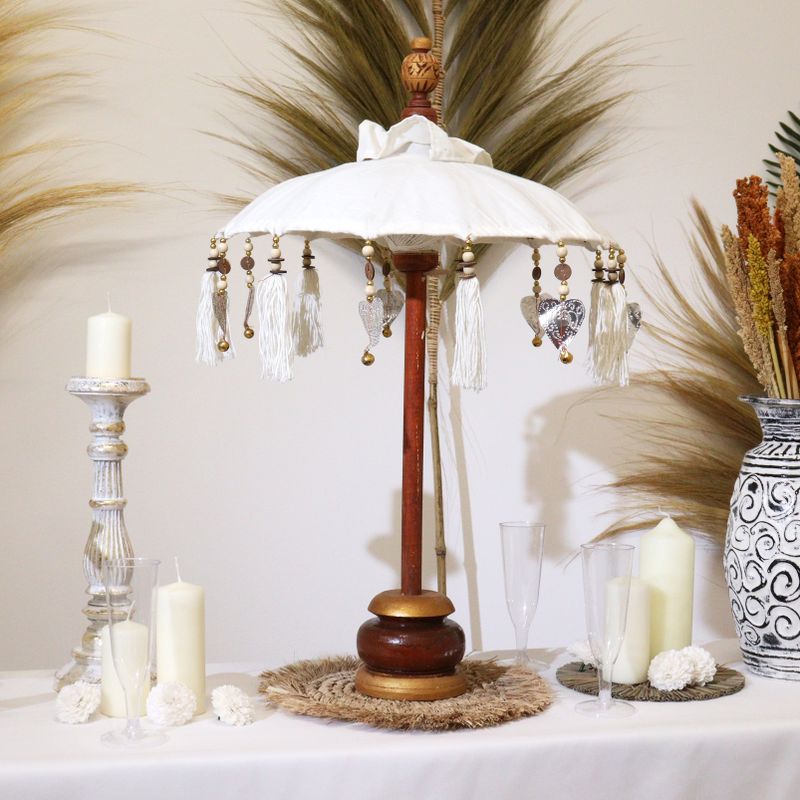 Bali Home Decor Slnečník - Bavlna - Prírodný - 40 cm