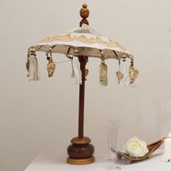 Bali Slnečník - Bavlna - Zlatý Dekor- 40cm