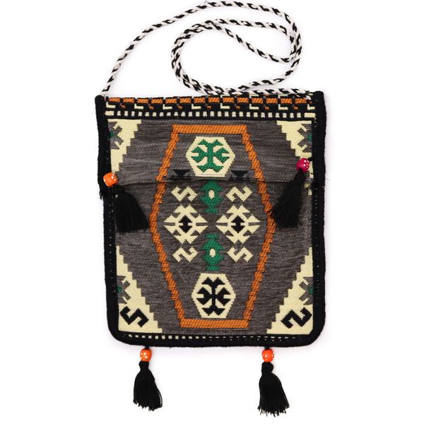 Kilim Festivalová Taška - Svetlo Šedá