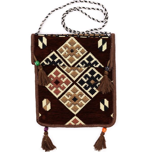 Kilim Festivalová Taška - Čokoládová