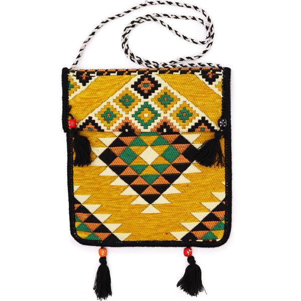 Kilim Festivalová Taška - Žltá