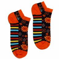 Bambusové ponožky  Hop Hare Nízke (36-40) - Mandala Kvety