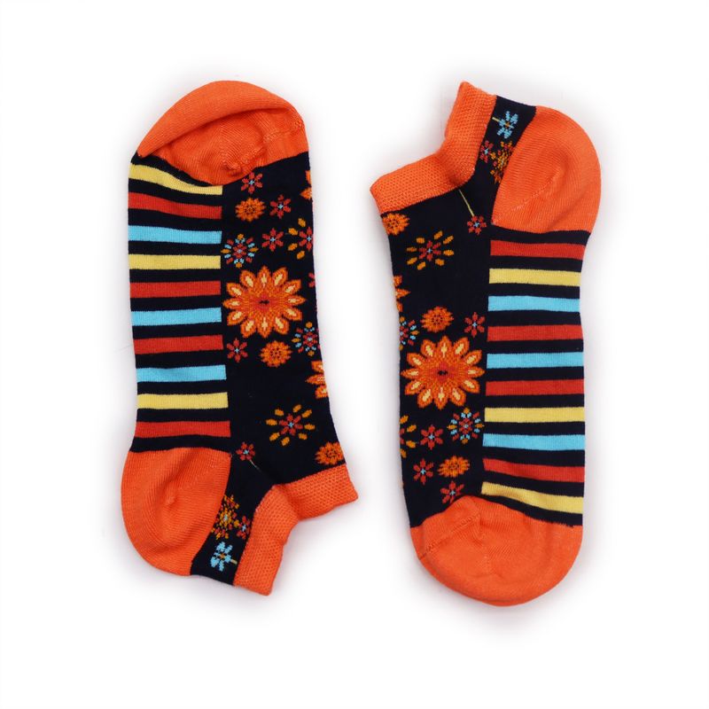 Bambusové ponožky  Hop Hare Nízke (36-40) - Mandala Kvety