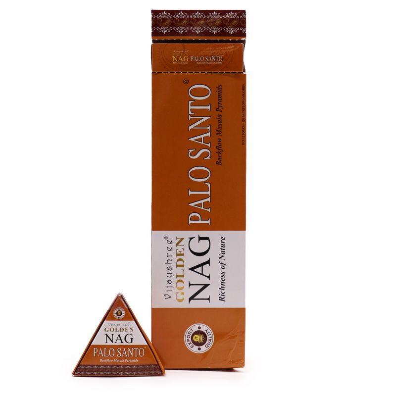 42g Jumbo Golden Nag Vonné Kužele Tečúci Dym - Palo Santo