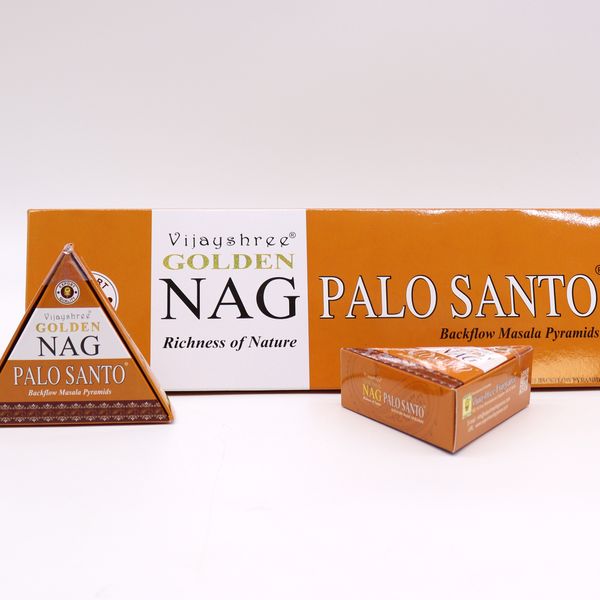 42g Jumbo Golden Nag Vonné Kužele Tečúci Dym - Palo Santo