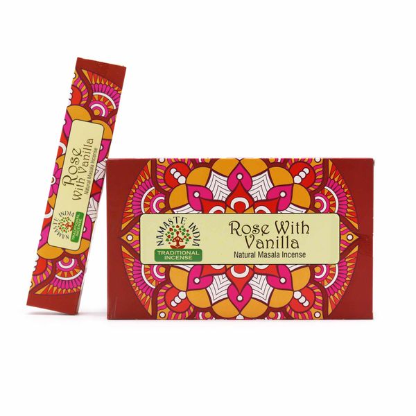 Vonné Tyčinky Namaste Mandala Masala - Ruža a Vanilka