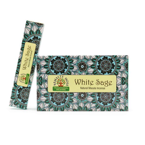 Vonné Tyčinky Namaste Mandala Masala - Biela Šalvia