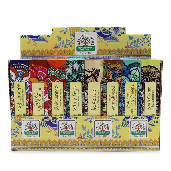 Vonné Tyčinky Namaste Mandala Masala - Štartovací Balíček (6x8 Vôní)