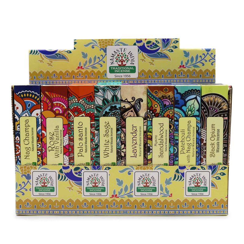 Vonné Tyčinky Namaste Mandala Masala - Štartovací Balíček (6x8 Vôní)
