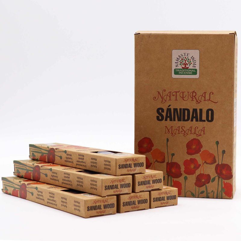 Prírodné Botanické Tyčinky Masala - Santalové Drevo