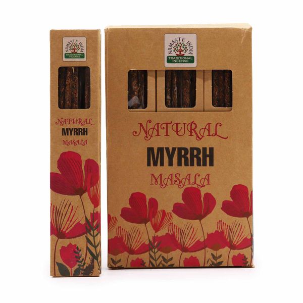 Prírodné Botanické Tyčinky Masala - Myrha