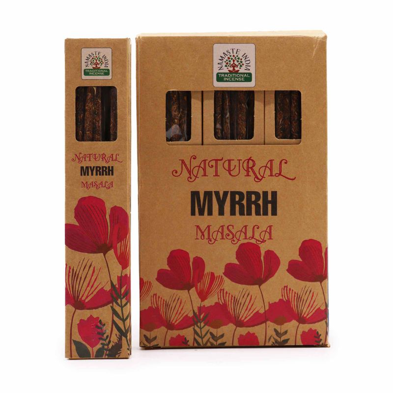 Prírodné Botanické Tyčinky Masala - Myrha