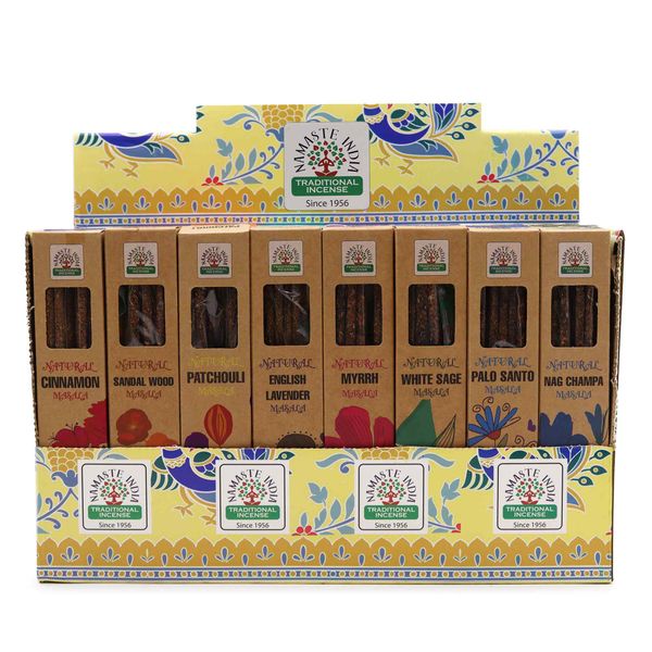 Prírodné Botanické Tyčinky Masala - Štartovací Balíček (6x8 Vôní)