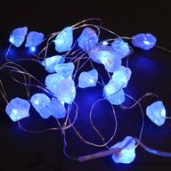 LED Svetelná Reťaz  s Drahými Kameňmi - Celestín