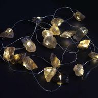 LED Svetelná Reťaz s Drahými Kameňmi - Citrit