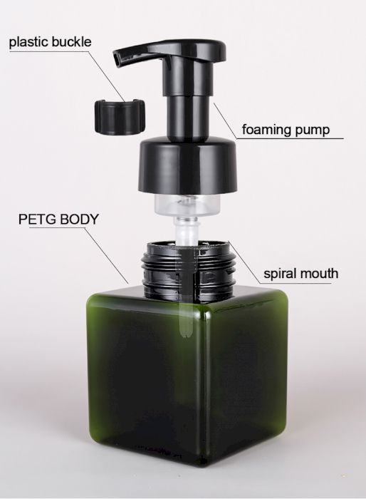 Fľaša s Dávkovačom Peny na Opakované Použitie – 450 ml