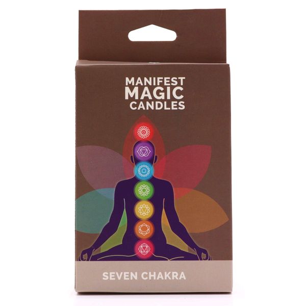 Ezoterické Magické Sviečky (balenie po 7 ks) - 7 Čakier