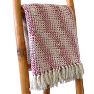 Boho Pohodlný Prehoz - 125 x 150 cm - Rubínová Dvojfarebná