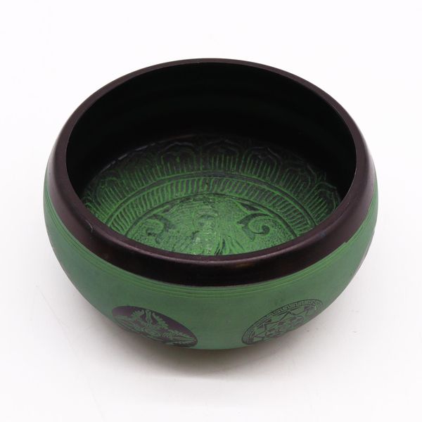 Spievajúca Miska zo Zemného Prášku - Mandala Budha - 16cm