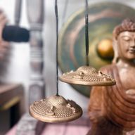 Tibetská Tingsha - Symboly Šťastia - cca 6 cm