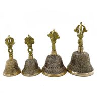 Veľký Ttibetský Zvonček Tingsha - 7,5x13cm