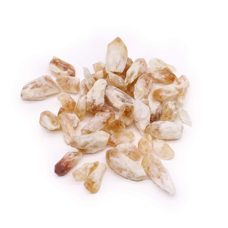 Surové kryštály (500 g) - Citrínový Topaz Drsný