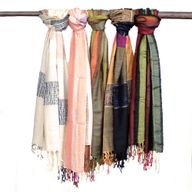 Veľké Indické Boho Šatky -75x180cm - Odtiene Zelenej