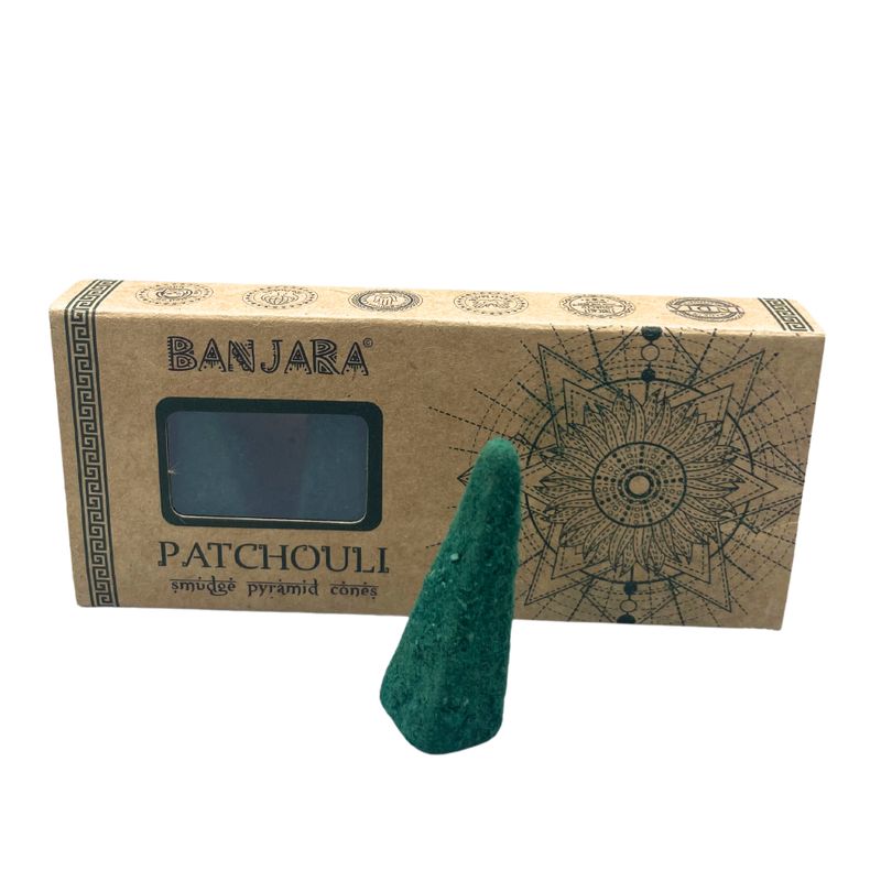 Banjara Vykurovacie Pyramídové Kužele - Pačuli