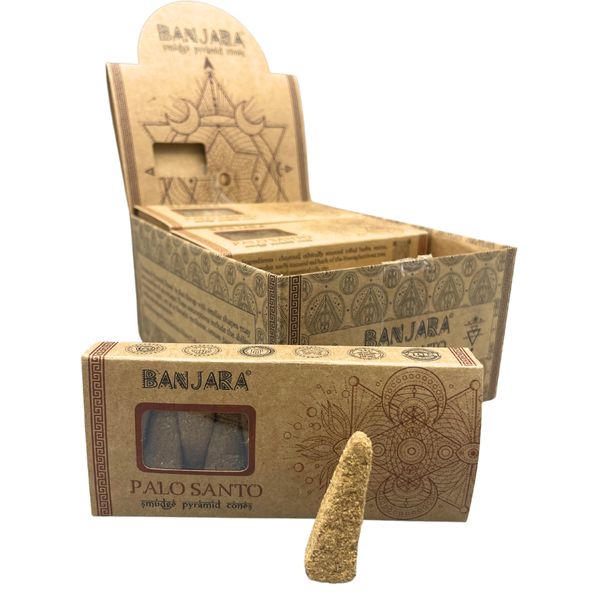 Banjara Vykurovacie Pyramídové Kužele- Palo Santo