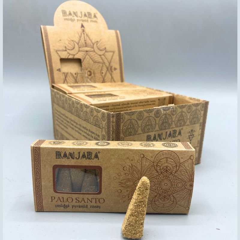 Banjara Vykurovacie Pyramídové Kužele- Palo Santo