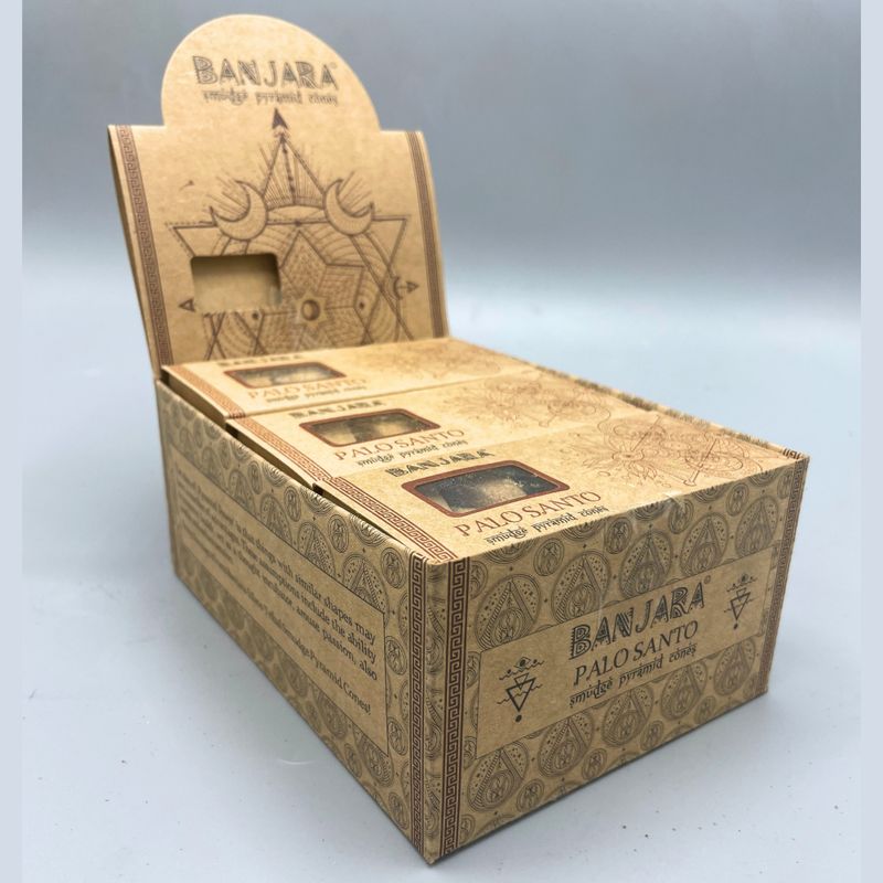Banjara Vykurovacie Pyramídové Kužele- Palo Santo