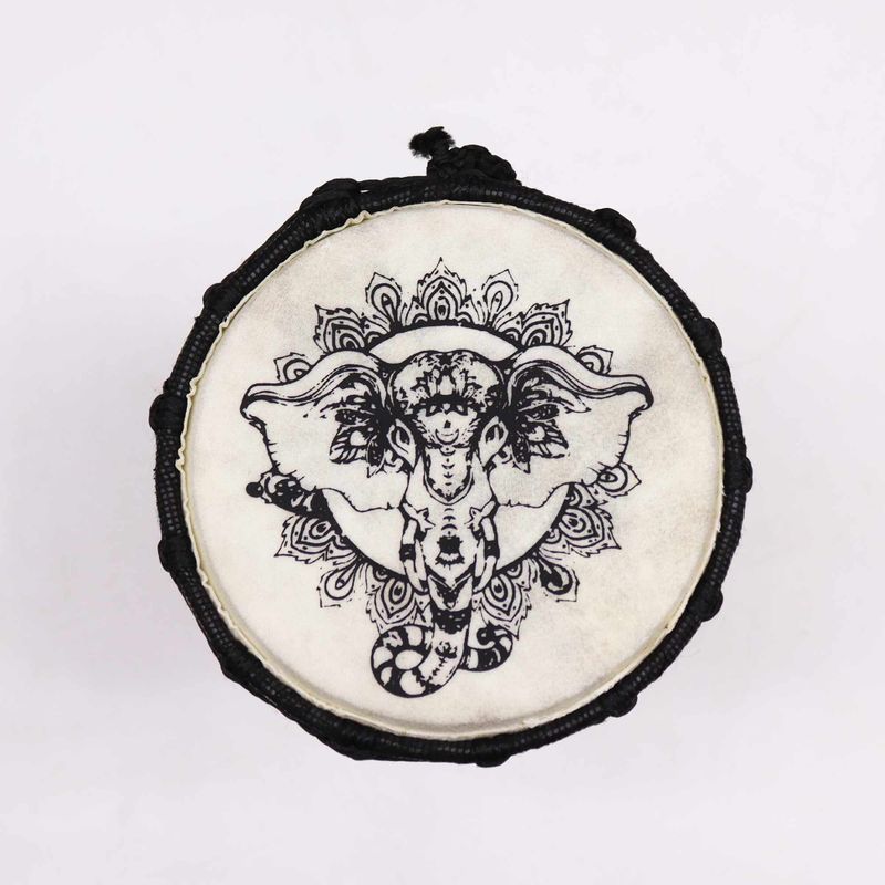 Ručne Vyrobený Bubon Djembe -  Výška 20cm