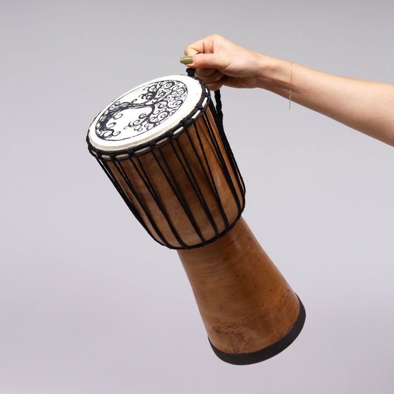 Ručne Vyrobený Bubon Djembe - Výška 40cm