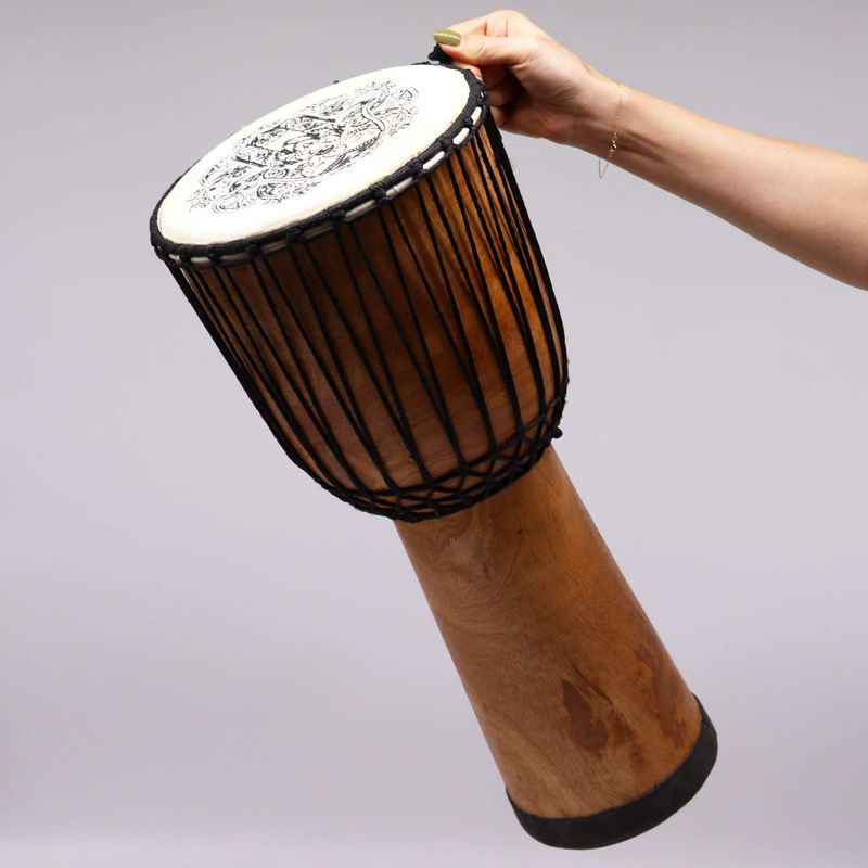 Ručne Vyrobený Bubon Djembe - Výška 50cm