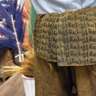 Jogové a Festivalové Nohavice Thajský Rybár Mandala Mantra - Oranžové