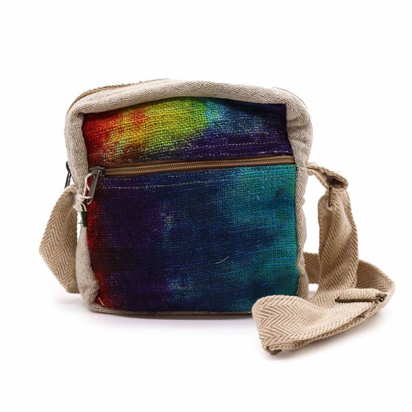 Tie Dye Konopná Taška so Zipsom