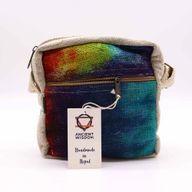 Tie Dye Konopná Taška so Zipsom