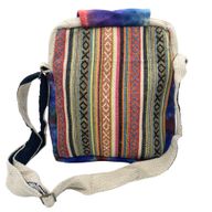 Tie Dye Konopná Taška s 2 Zipsami a Uzatváraním