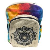 Tie Dye Veľký Konopný Batoh - Mandala
