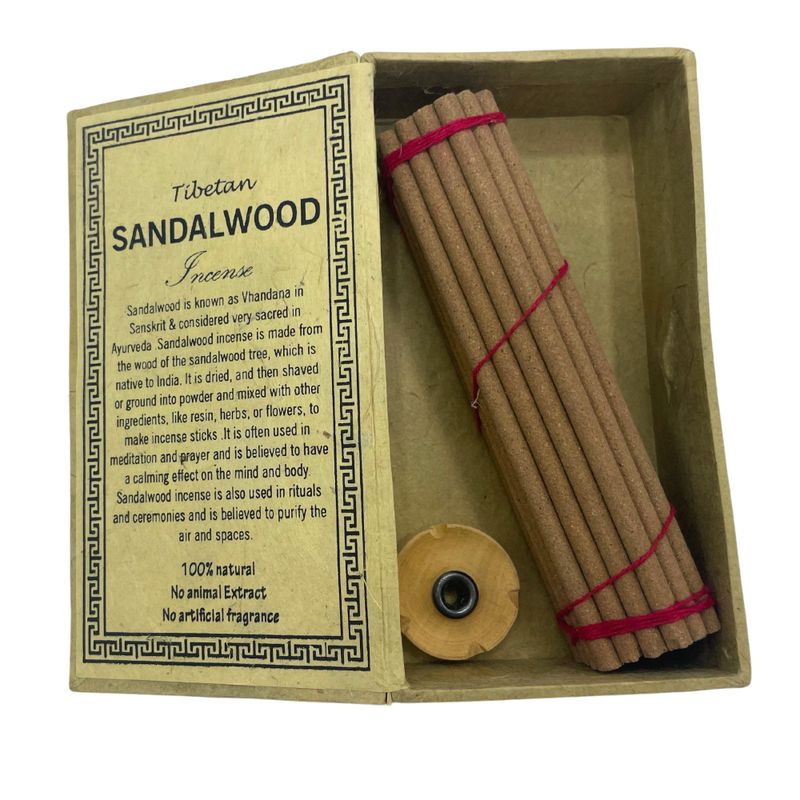 Darčeková Sada Himalájskeho Kadidla Sugandhit Dhoop - Santalové Drevo