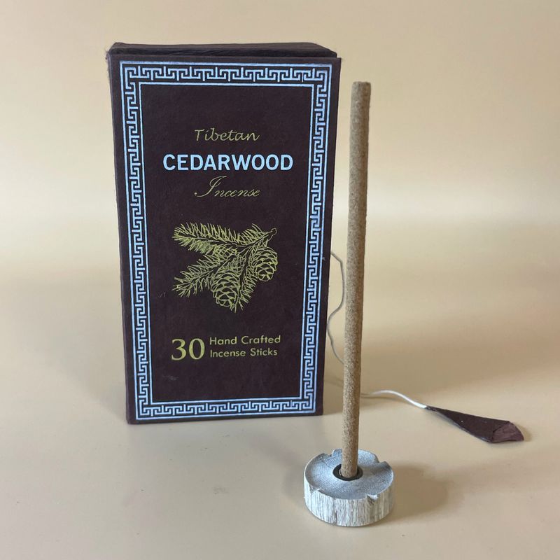 Darčeková Sada Himalájskeho Kadidla Sugandhit Dhoop - Cédrové Drevo
