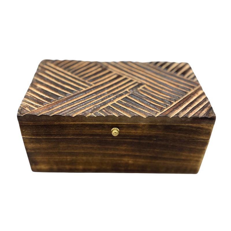 Vintage Deco - Viacúčelová Krabička - 22x12x10cm - Starožitné Linky