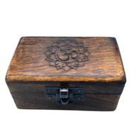Drevená Krabička na Tabletky 9x5x4cm - Vyrezávané Vzory - Rôzne