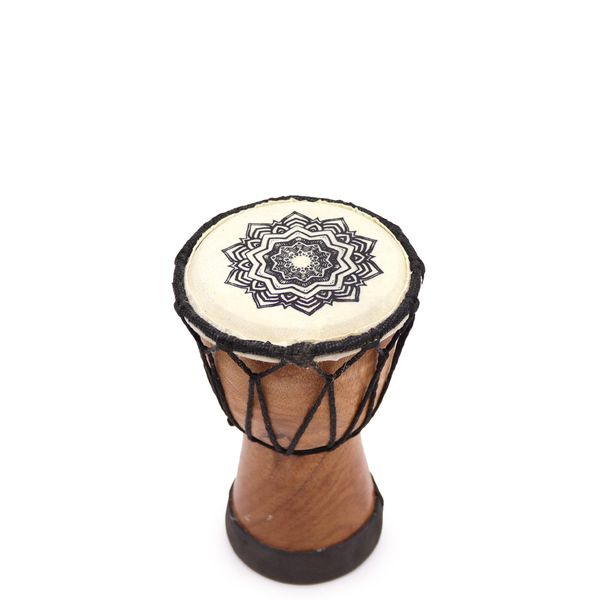 Ručne Vyrobený Bubon Djembe - Výška 15 cm