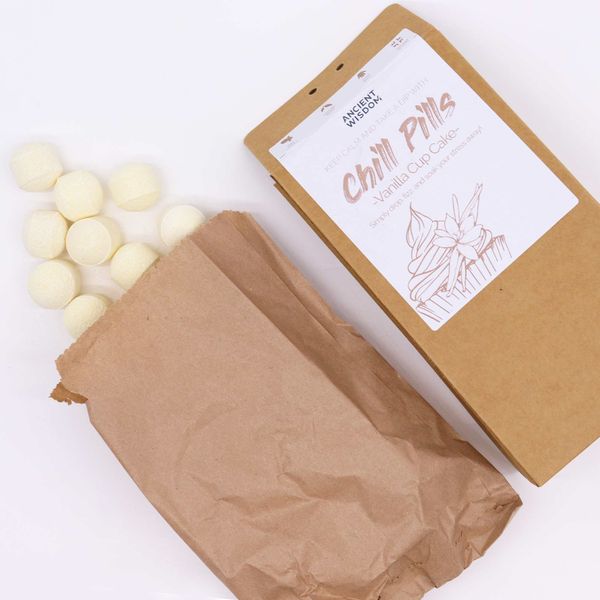 Šumivé Guličky do Kúpeľa Darčekové Balenie 350g - Vanilkový Cup Cake